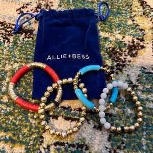 Allie and Bess set of 4 bracelets